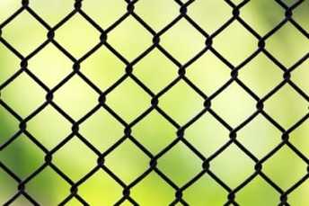photo chain link fence installation service company asheville nc